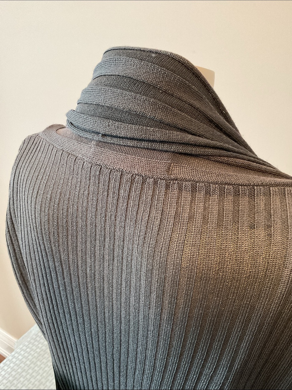 Ombre Ribbed Knit Cardigan - Picture 6 of 10